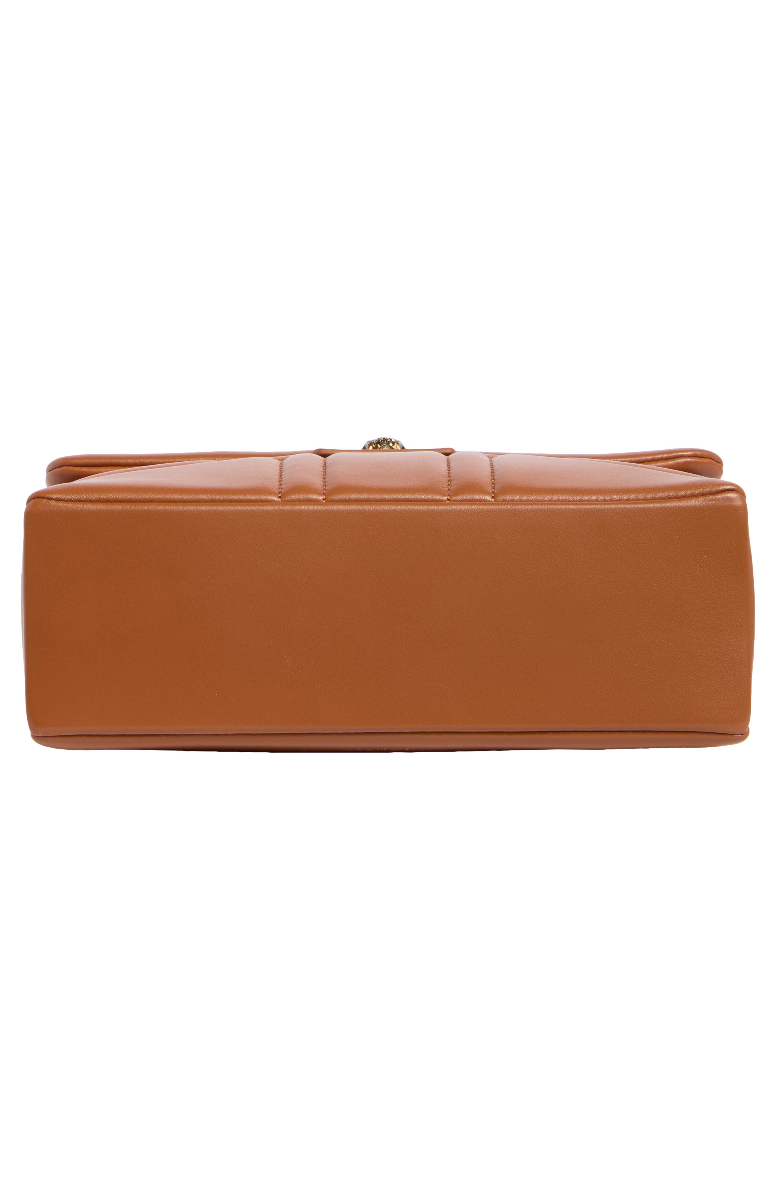 Kurt Geiger London Union Jack Leather Crossbody Bag, Alternate, color, Light/Pastel Brown