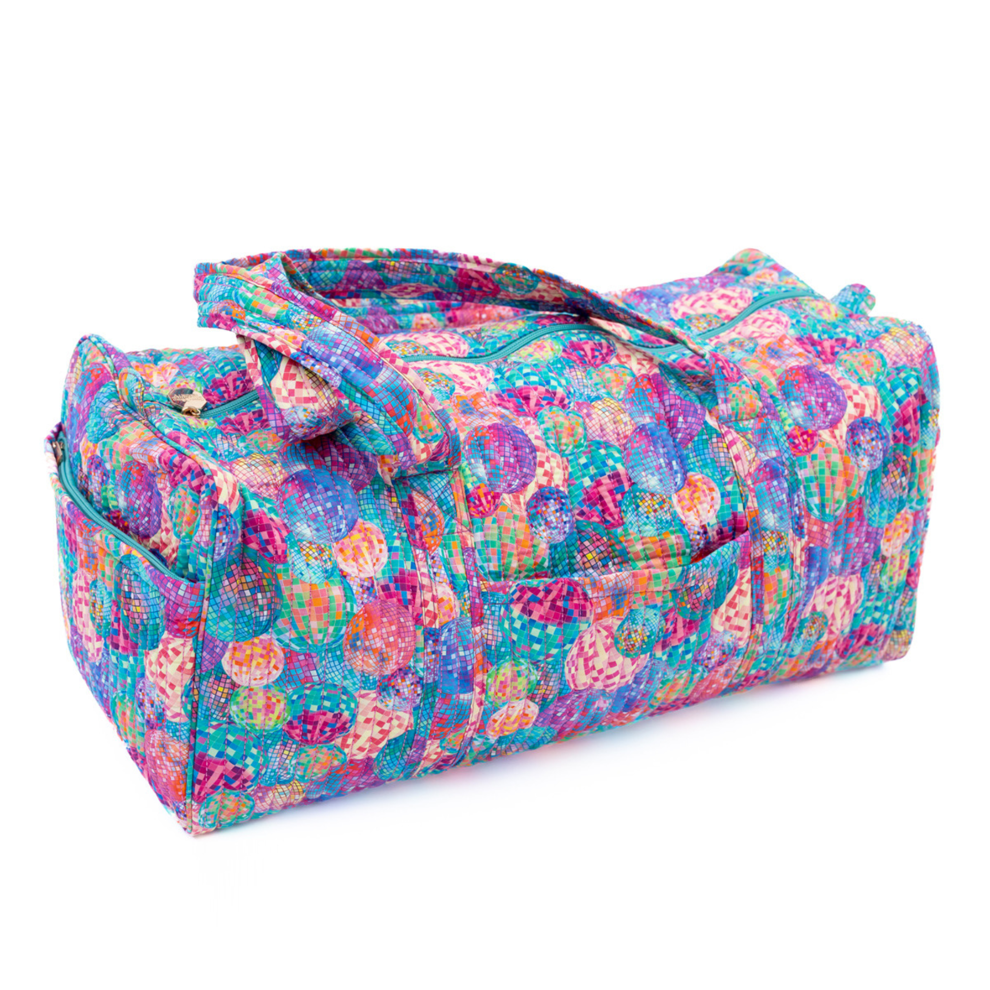 Disco Queen Weekender Duffle, Alternate, color, Purple