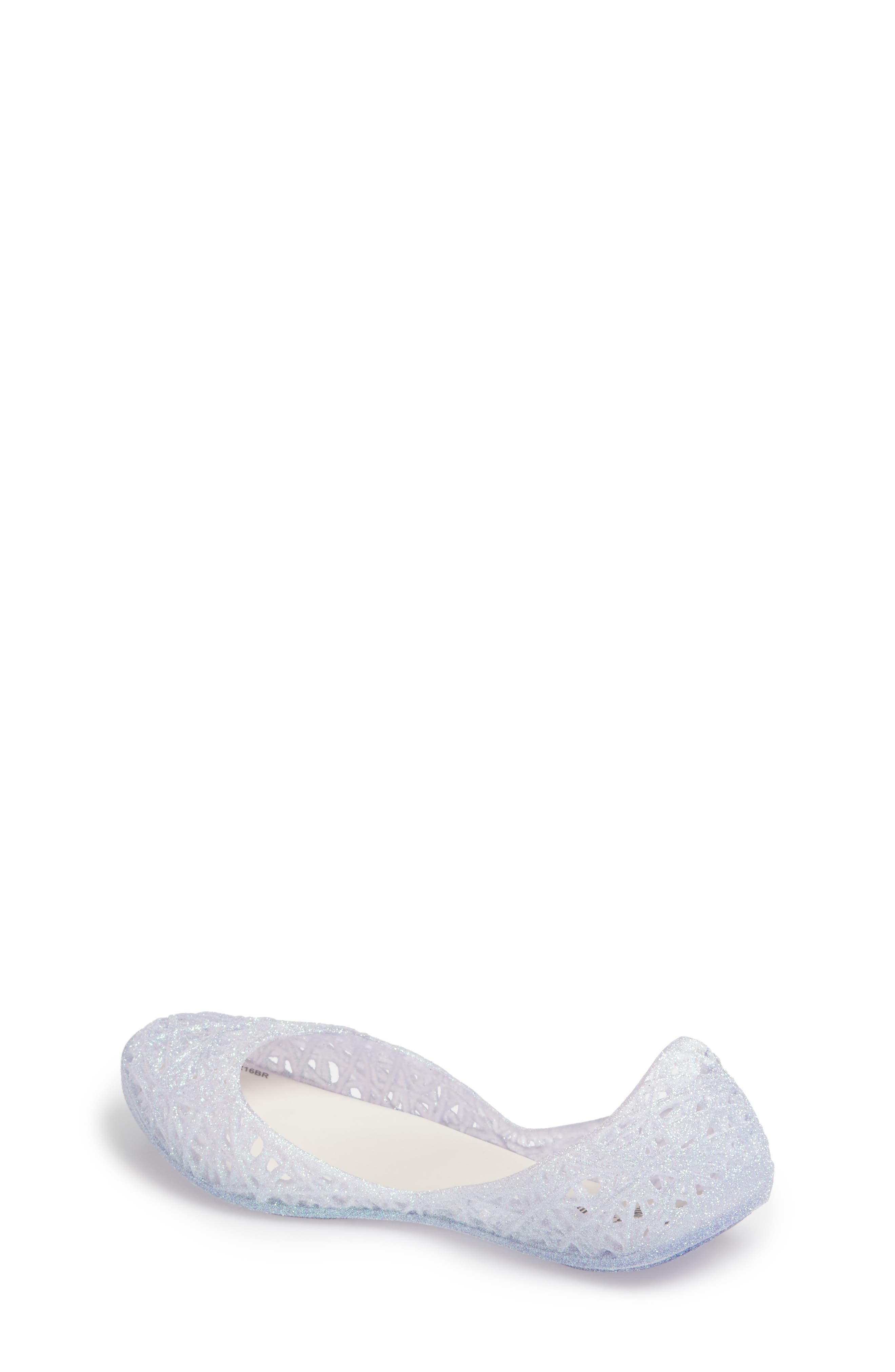 'Campana Zig Zag' Flat, Alternate, color, CLEAR