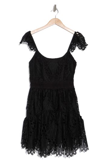 Shop Ramy Brook Eyelet Lace Minidress