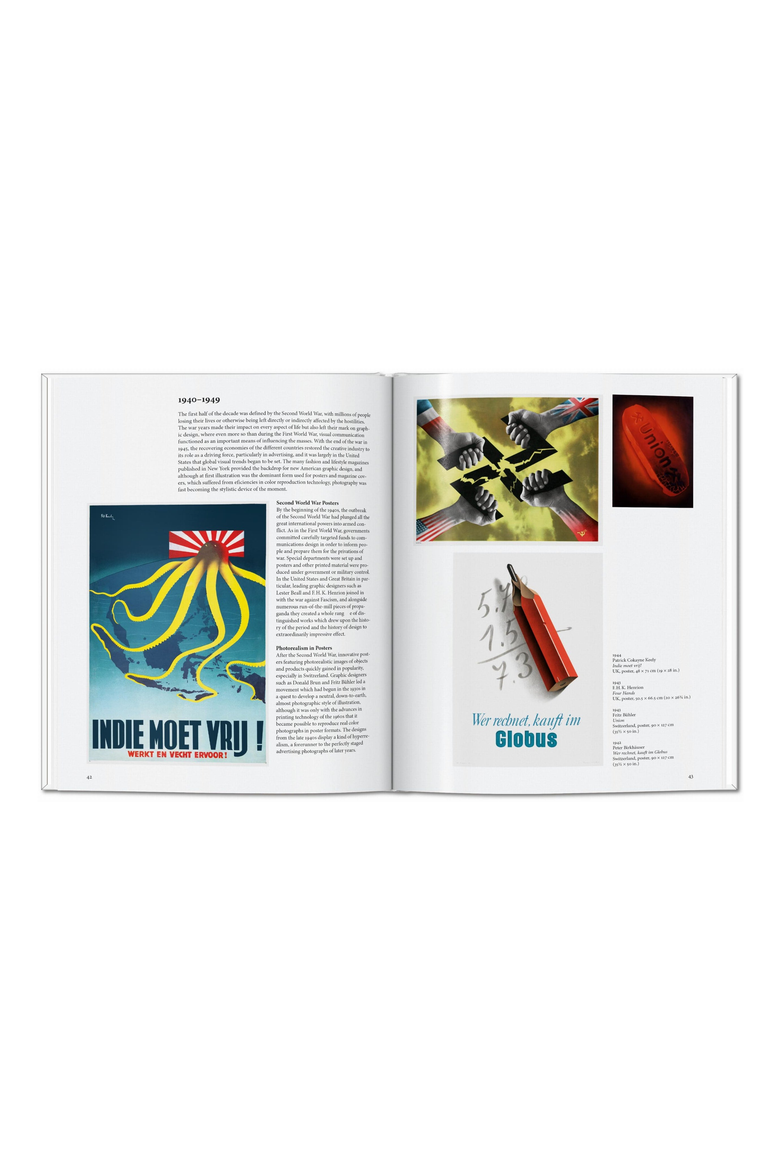 Graphic Design 1890-Today Book, Alternate, color, White