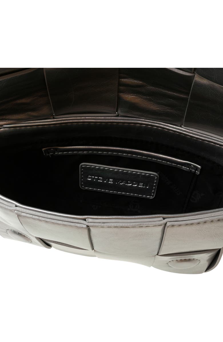 Steve Madden Woven Faux Leather Crossbody Bag, Alternate, color,