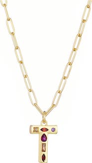 Adornia Initial Pendant Necklace
