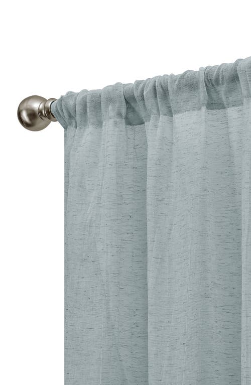 French Connection Charter Crushed Set Of 2 Curtain Panels In Aqua