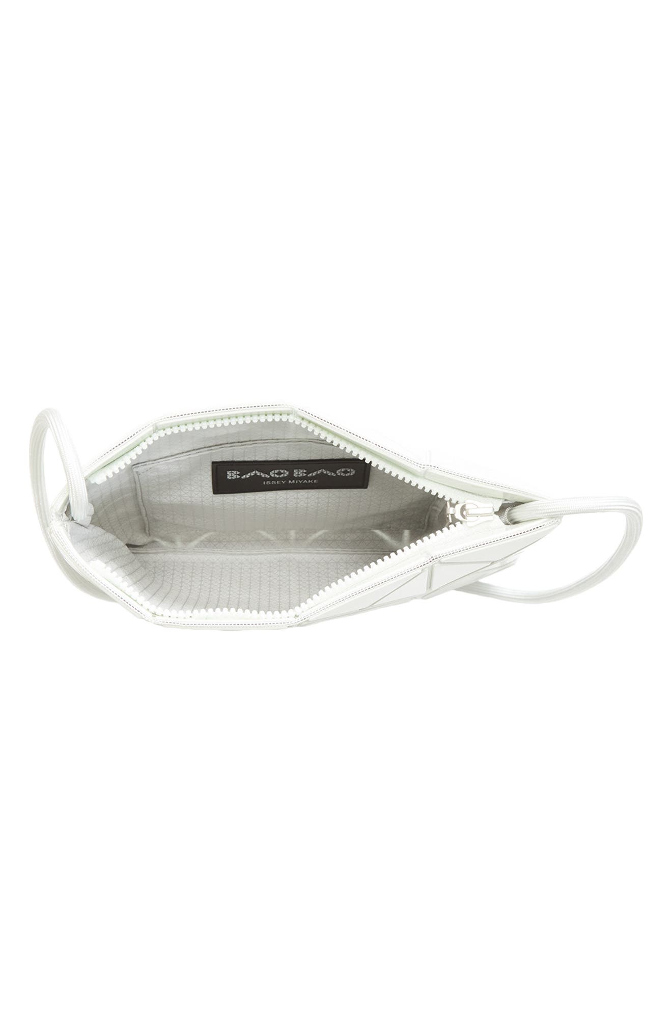 Lucent One Tone PVC Crossbody Bag, Alternate, color, GREEN WHITE