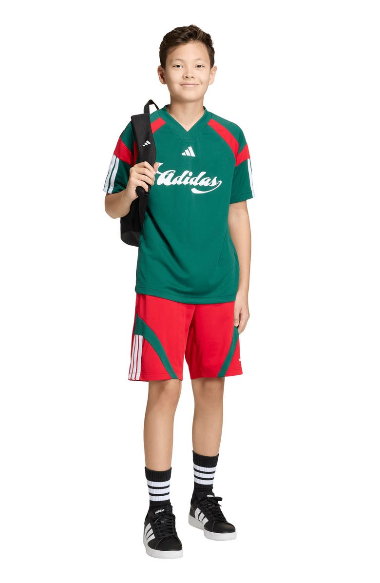 adidas House of Tiro T-Shirt, Alternate, color, Team Dark Green/ White/Scarlet