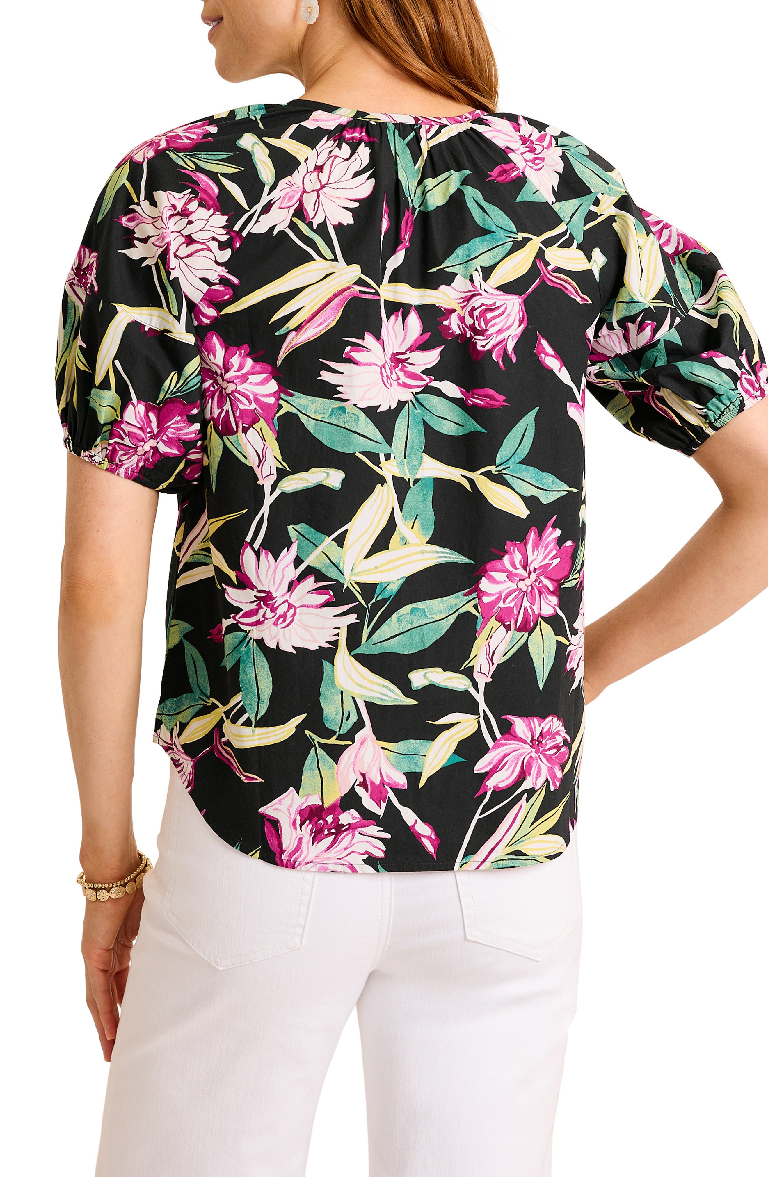 Twilight Bloom Cotton Top - image 2