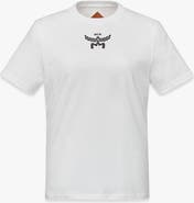 MCM Logo Print T-Shirt in Organic Cotton