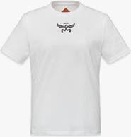 MCM Logo Print T-Shirt in Organic Cotton