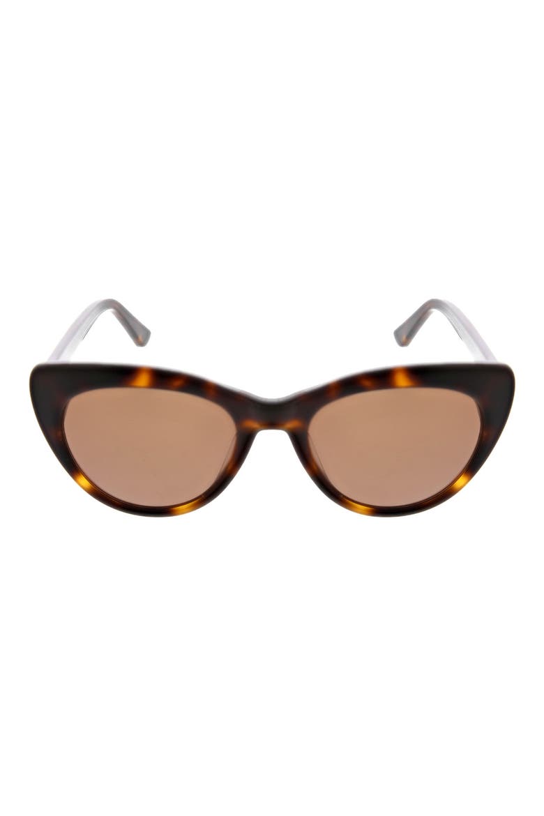 52mm Square Sunglasses, Main, color, TORTOISE/BROWN