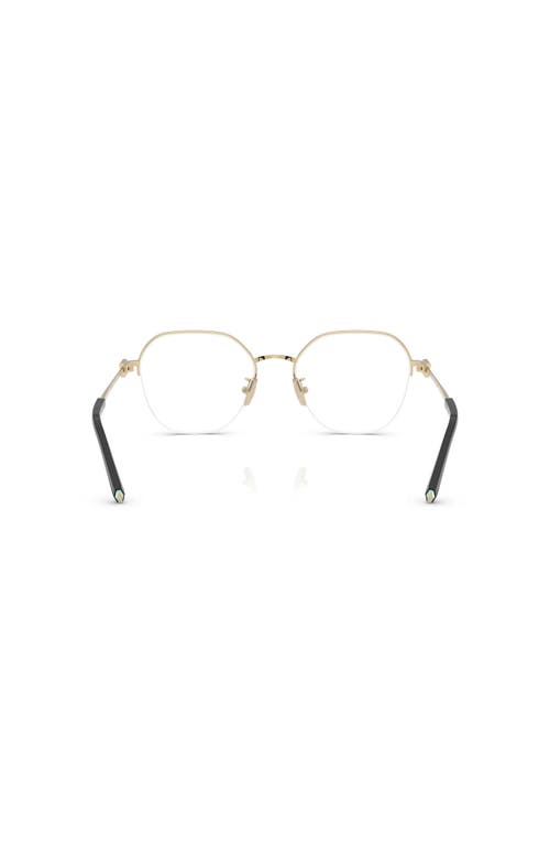 Tiffany & Co . 53mm Round Optical Glasses In Gold
