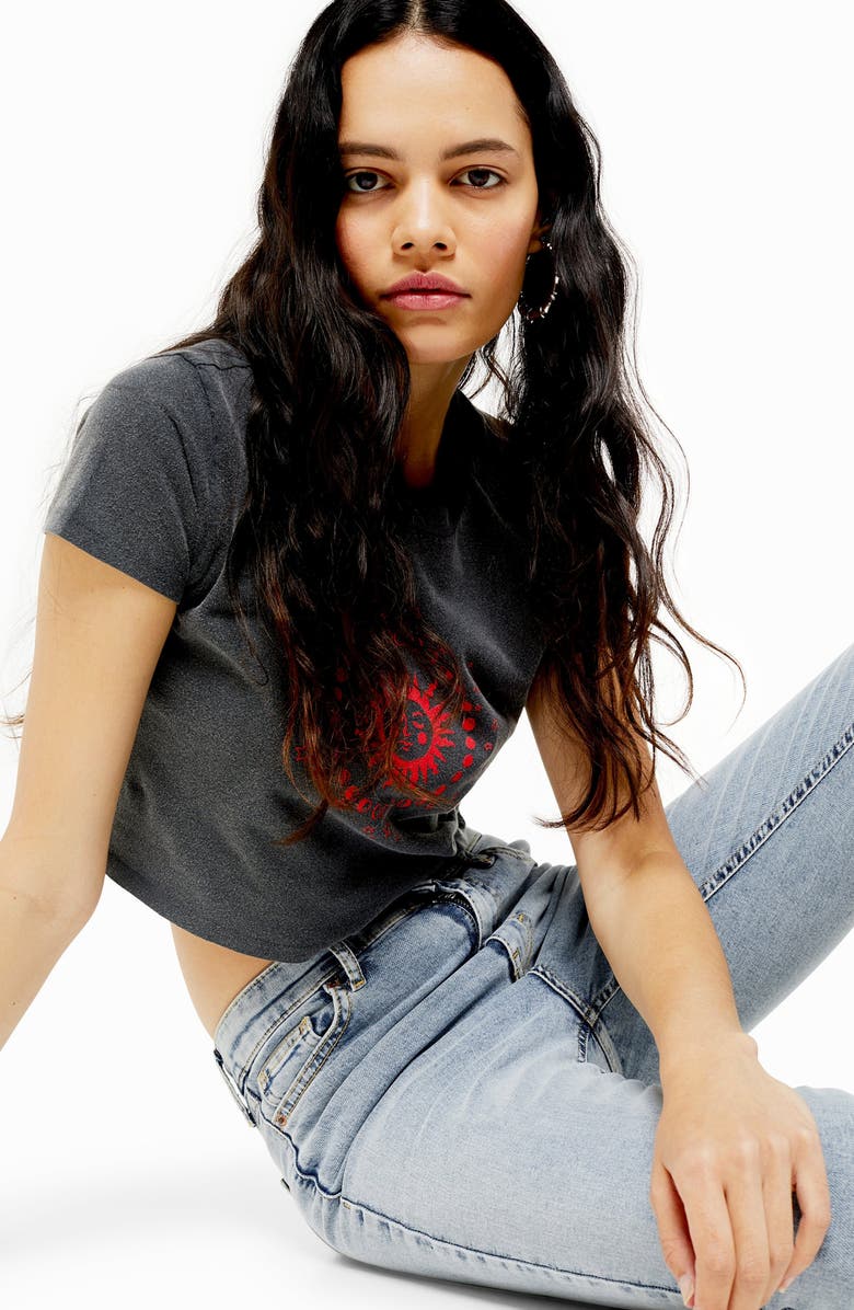 Topshop Jamie Moto Bleach Bondi Jeans, Alternate, color,