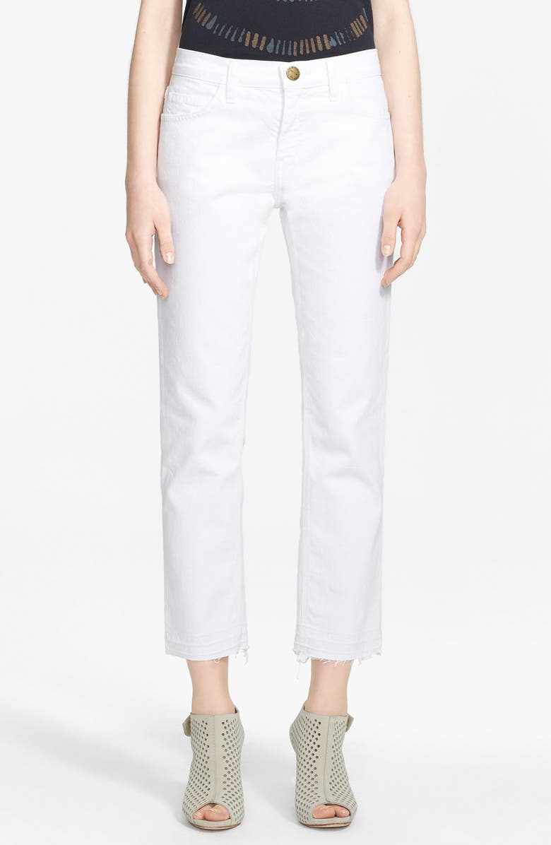 Current/Elliott 'The Cropped Straight' Straight Leg Crop Jeans, Main, color, 