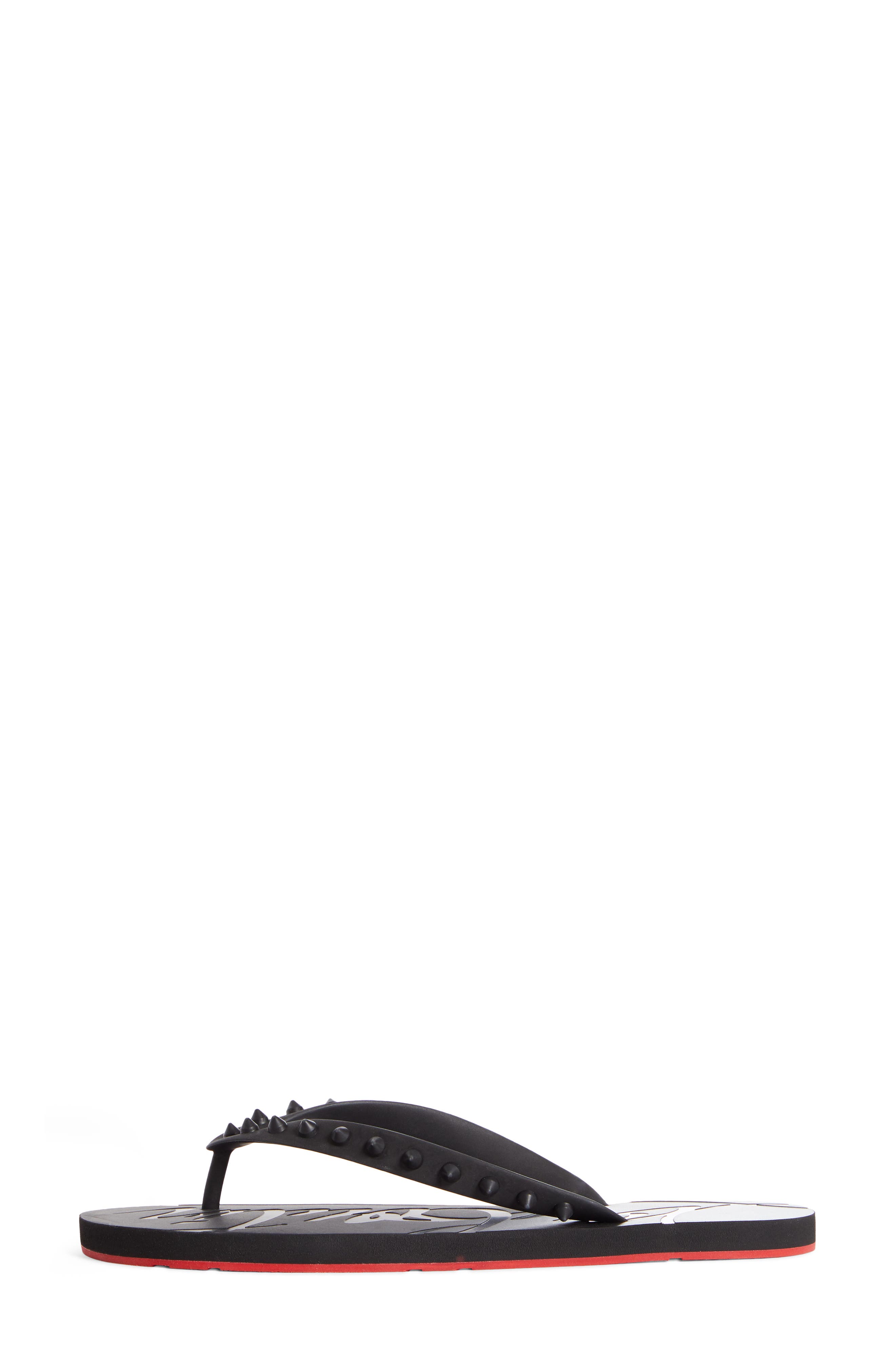 Loubi Flip Flop, Alternate, color, BLACK