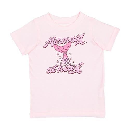 Sweet Wink Babies'  Mermaid At Heart Short Sleeve T-shirt In Pink