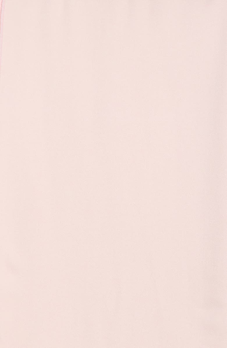 Givenchy Fringe Trim Wool & Silk Muffler Scarf, Alternate, color, Blush/White