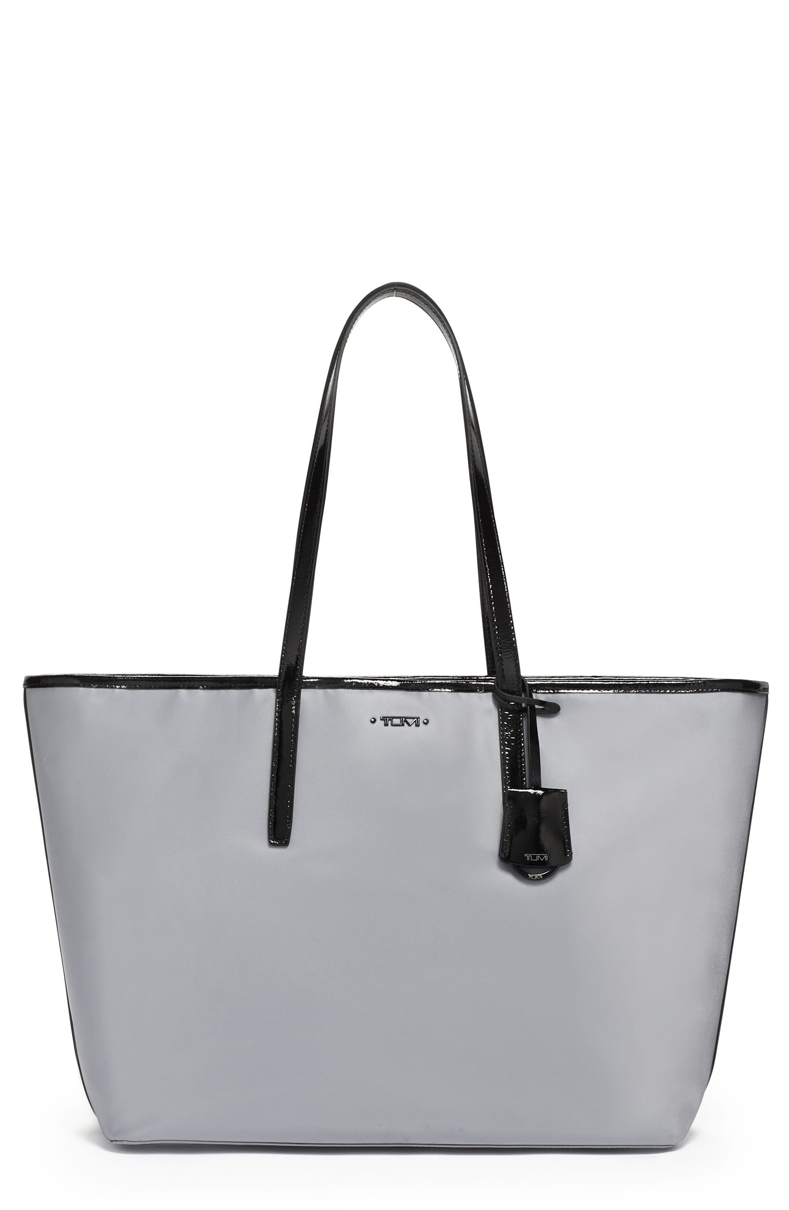 Voyageur Everyday Nylon Tote, Main, color, GREY MIST