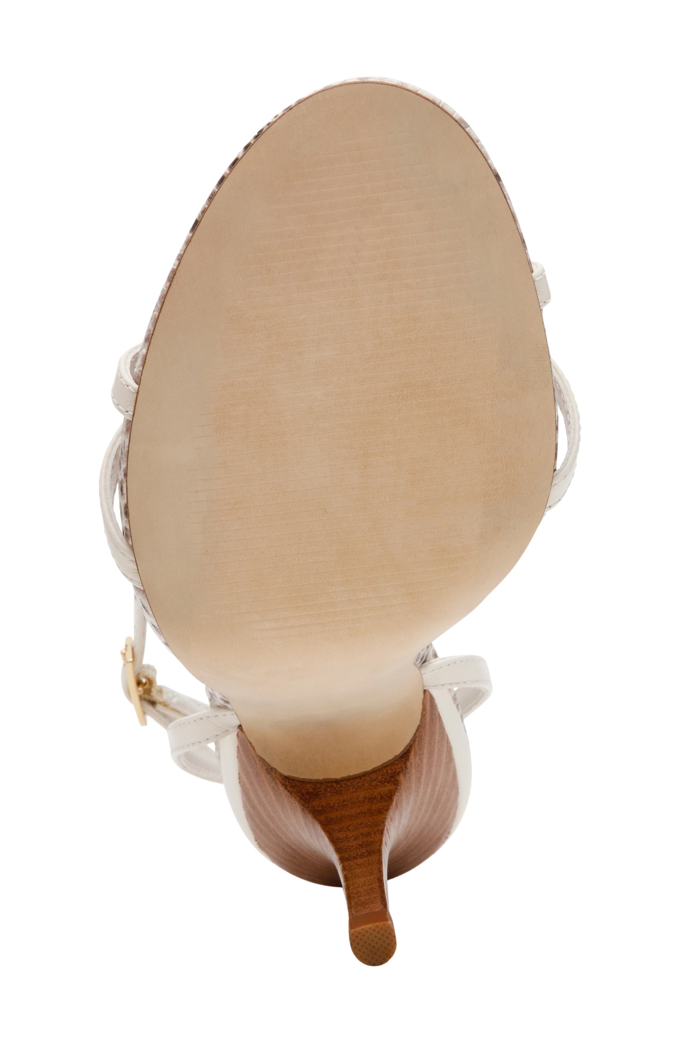 Steve Madden Frenzi Ankle Strap Sandal, Alternate, color, Natural Snake