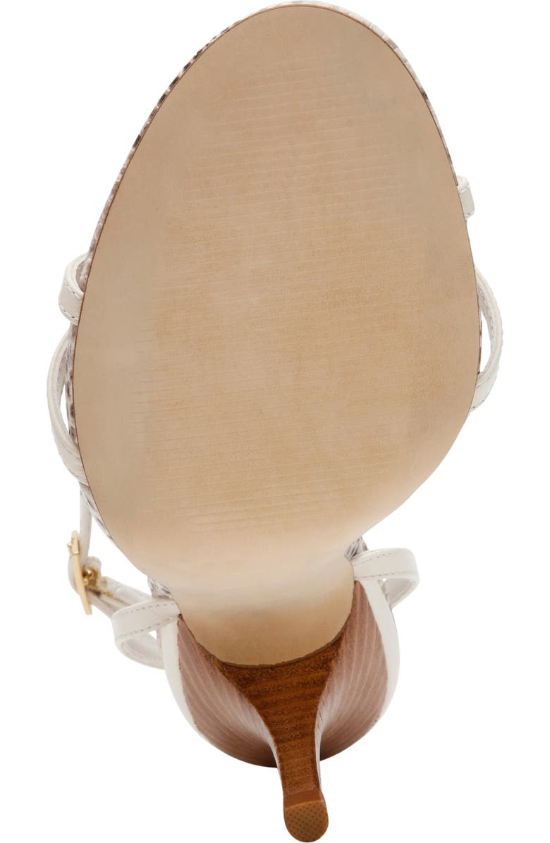 Steve Madden Frenzi Ankle Strap Sandal, Alternate, color, Natural Snake