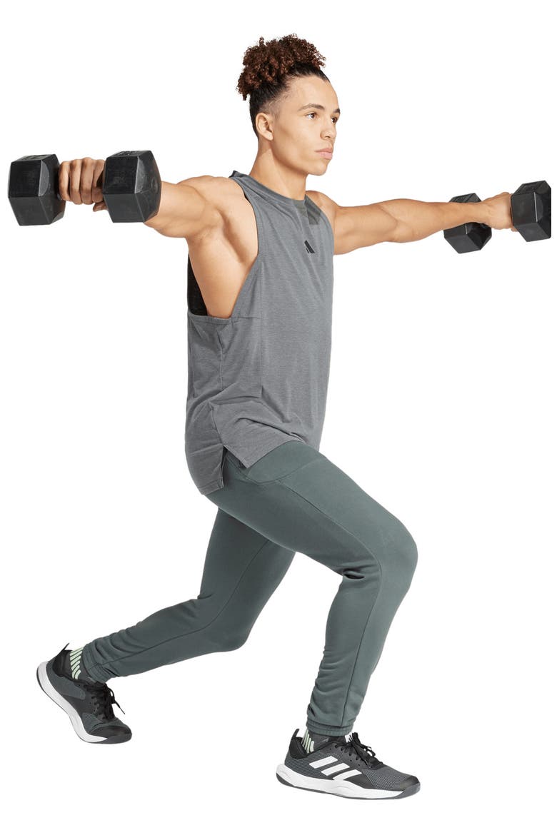 Power Workout Tank, Alternate, color, SOLID GREY