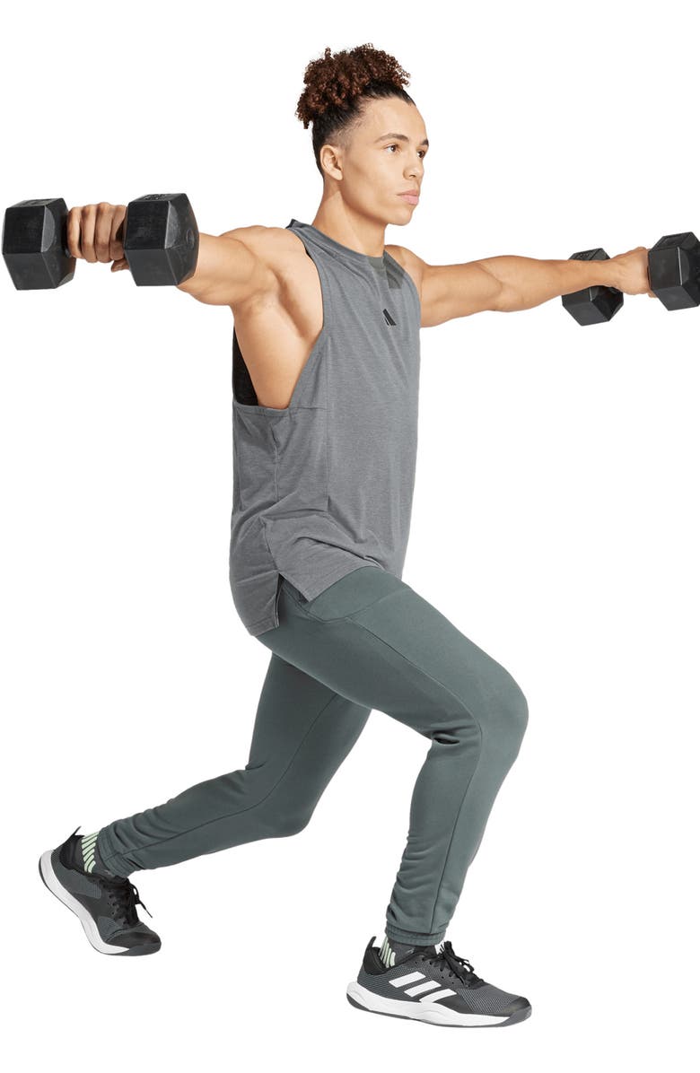 adidas Power Workout Tank, Alternate, color, Solid Grey