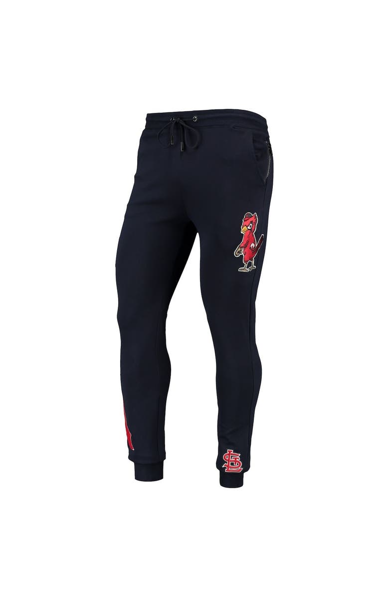 PRO STANDARD Men's Pro Standard Navy St. Louis Cardinals Logo Jogger Pants, Alternate, color,