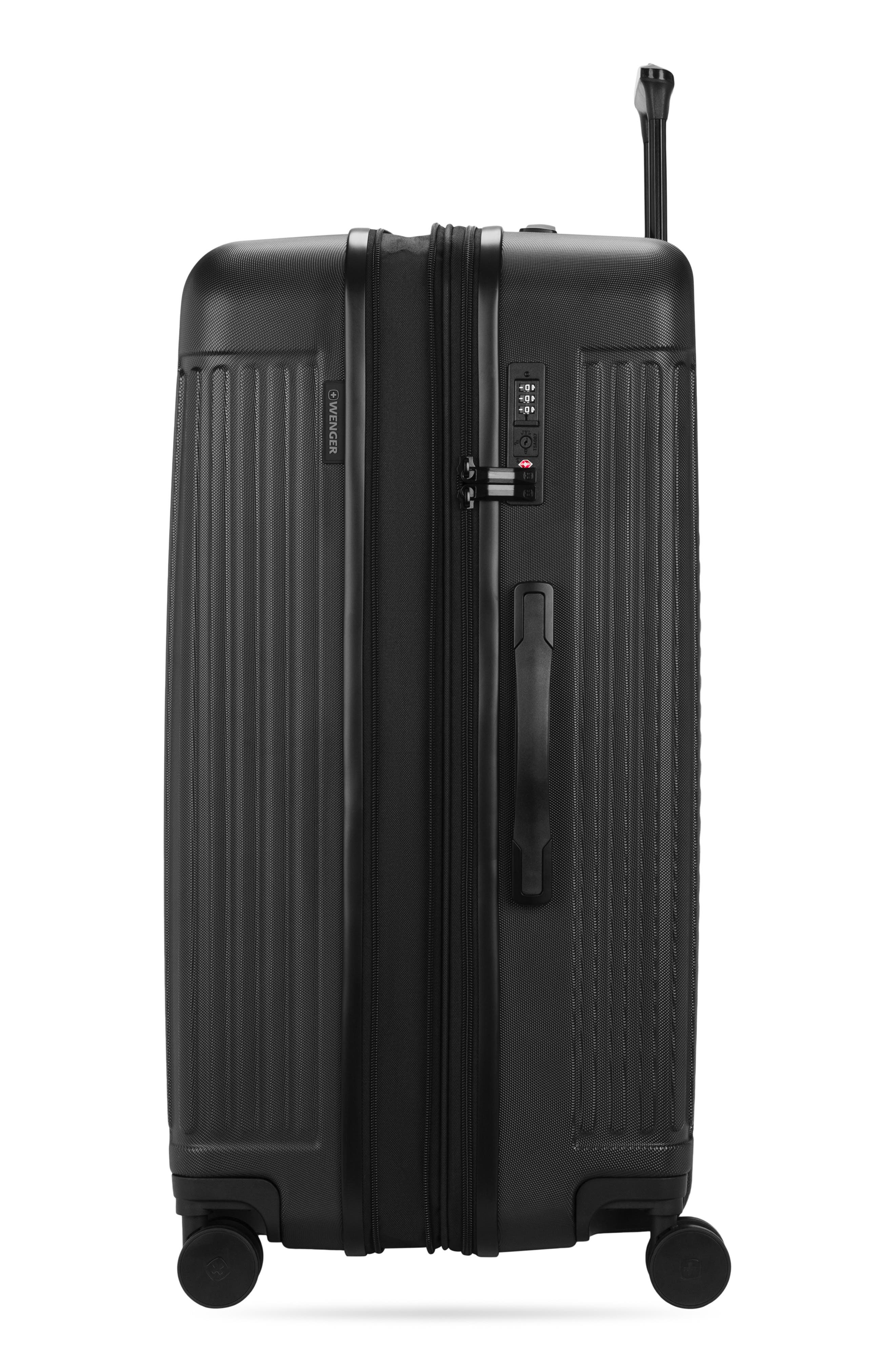 SWISSGEAR 28-Inch Hardside Spinner Luggage, Alternate, color, Black