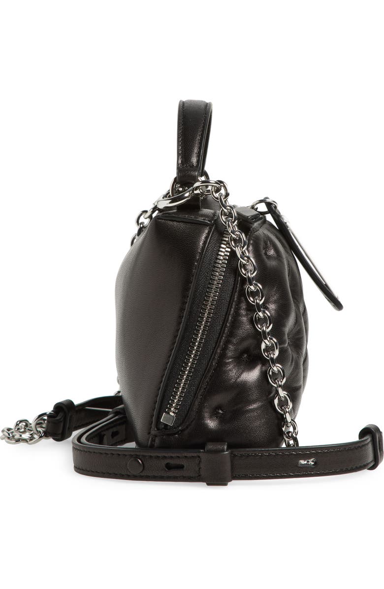 Maison Margiela Glam Slam Trapezoid Leather Top Handle Bag, Alternate, color,