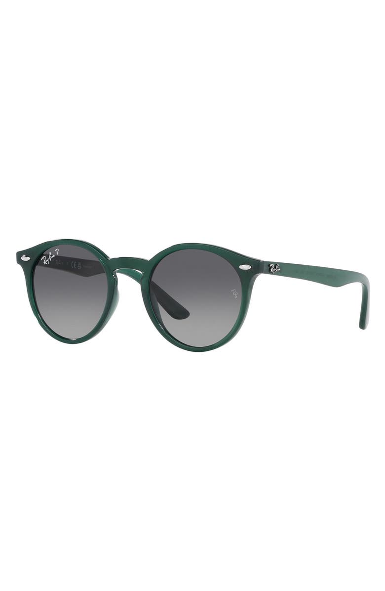 Ray-Ban Junior 44mm Round Sunglasses, Alternate, color, Opal Green
