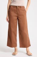 Democracy Wide Leg Ankle Crop Pants