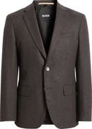 BOSS Hutson Brushed Wool & Cashmere Sport Coat