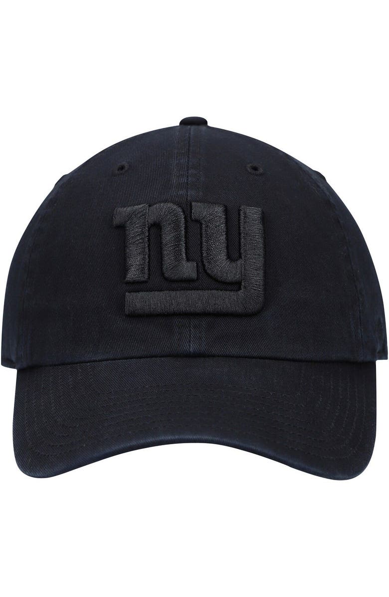 '47 Men's '47 Black New York Giants Team Tonal Clean Up Adjustable Hat, Alternate, color, Black