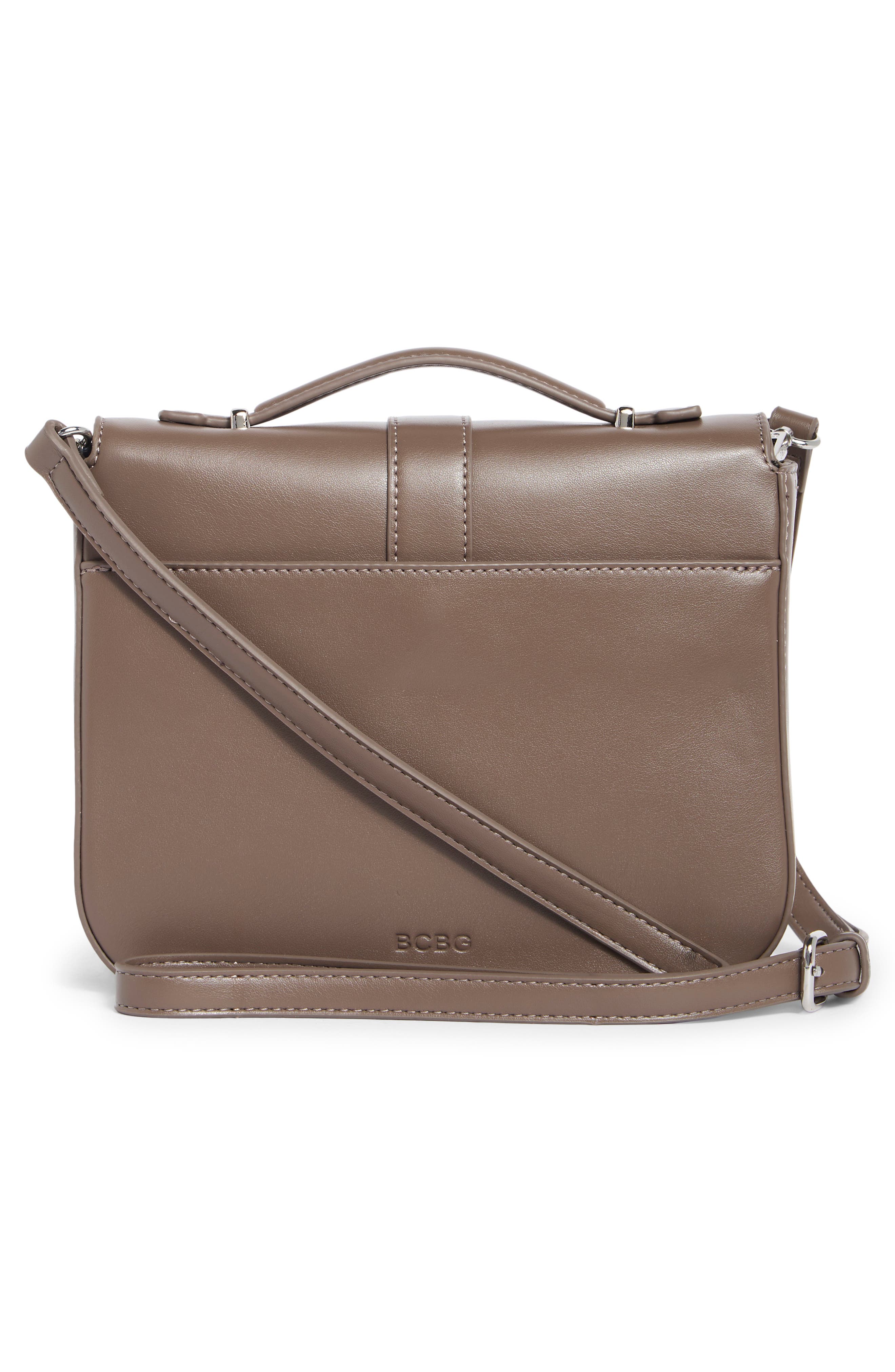 Double Bar Crossbody Bag, Alternate, color, MUSHROOM