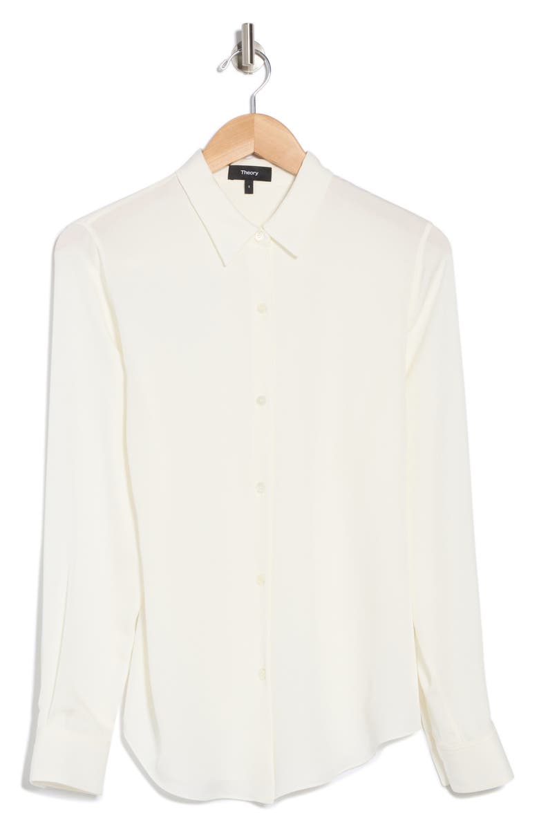 Silk Button-Up Shirt