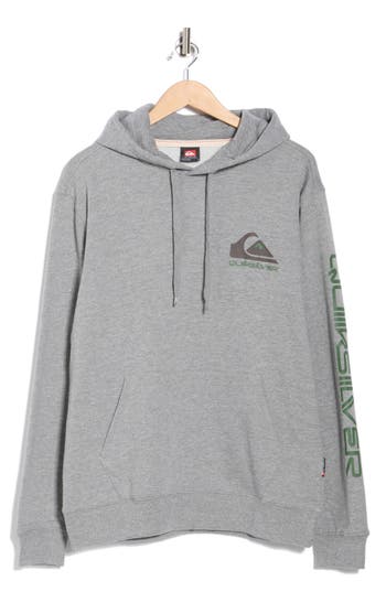Quiksilver Omni Logo Graphic Hoodie In Gray