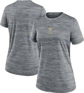 Nike Women's Nike Gray New Orleans Saints Sideline Velocity Dri-FIT T-Shirt