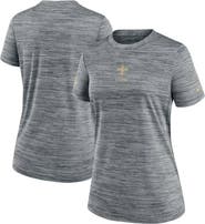 Nike Women's Nike Gray New Orleans Saints Sideline Velocity Dri-FIT T-Shirt