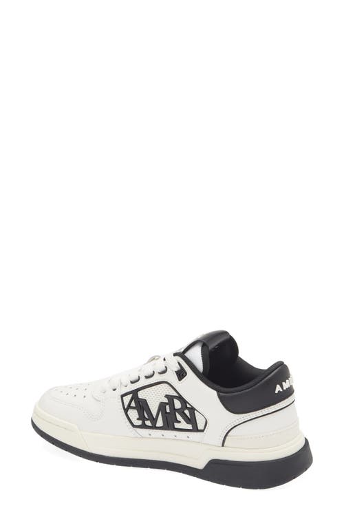 Amiri Classic Low Sneakers In White Leather In White Black