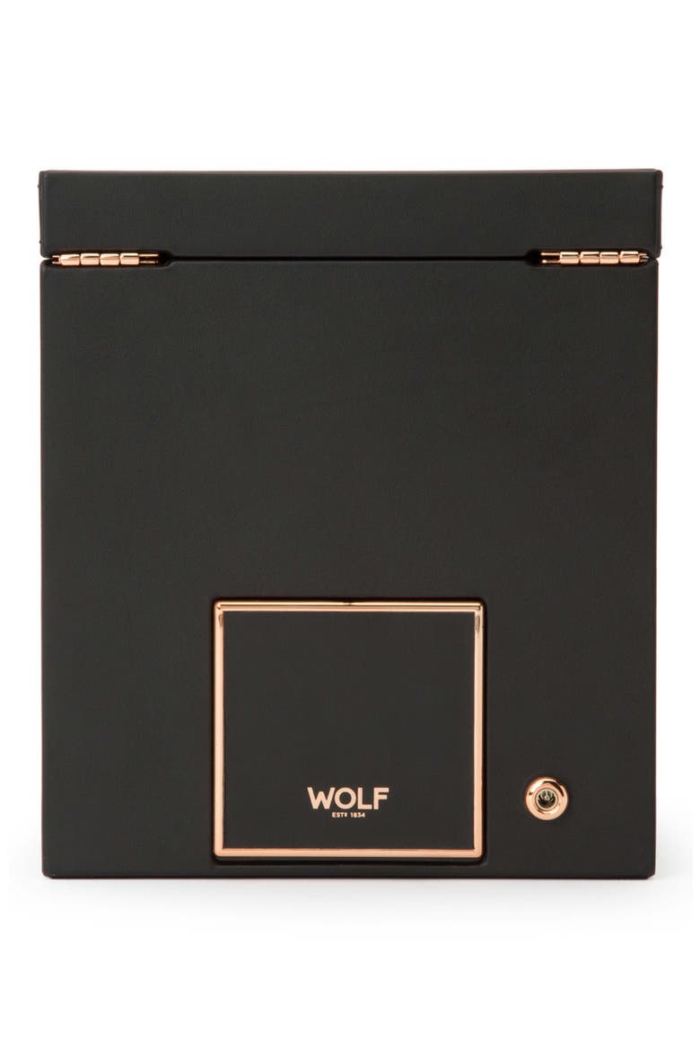 Axis Single Watch Winder with Storage, Alternate, color, COPPER