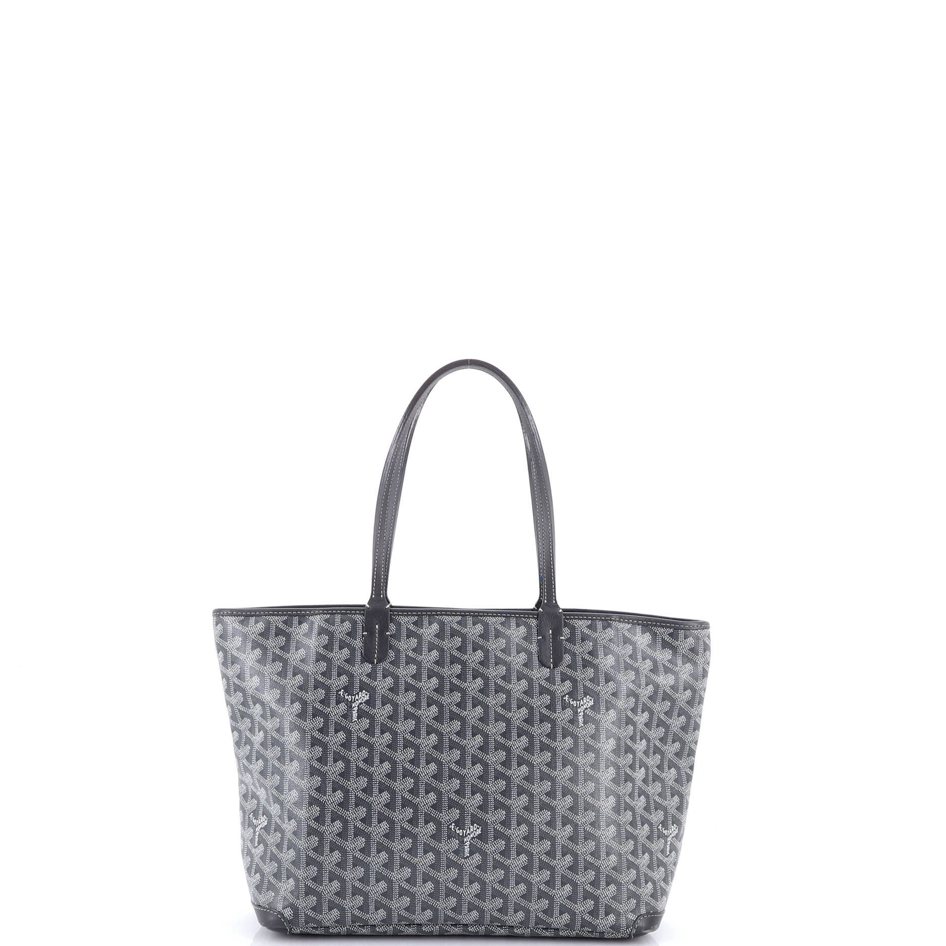 Pre-Owned Goyard Artois Tote Coated Canvas PM, Alternate, color, Gray