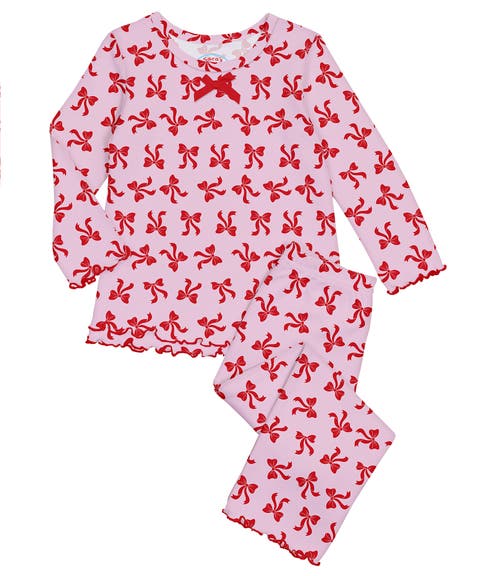 Loose Fit Ruffle PJ Set