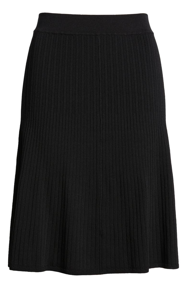 Anne Klein Rib Midi Sweater Skirt, Alternate, color,