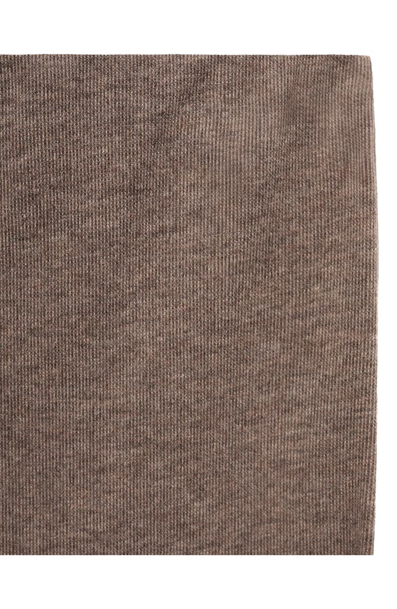 MANGO Knit Pants, Alternate, color, Medium Brown