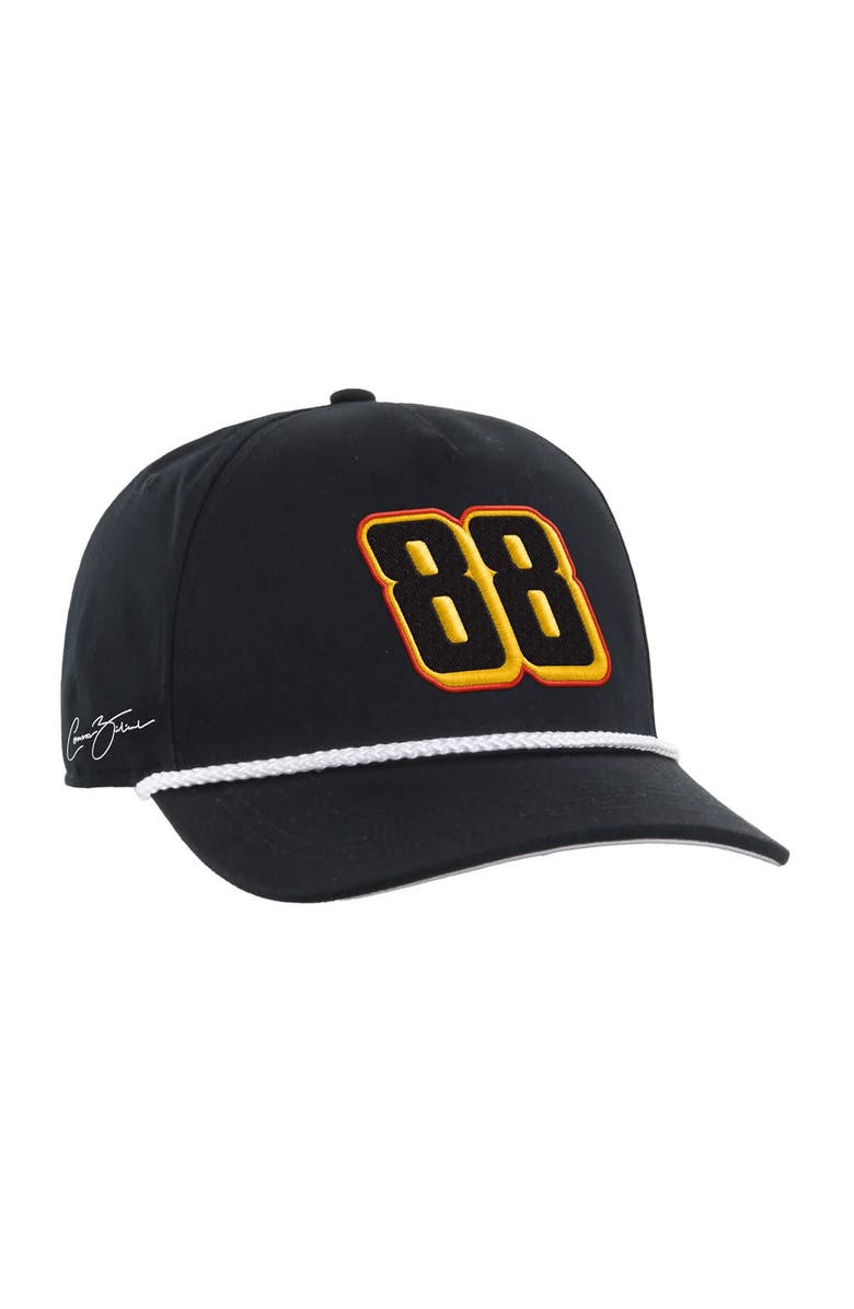 '47 Men's '47 Black Connor Zilisch Hitch Rope Adjustable Hat, Main, color,