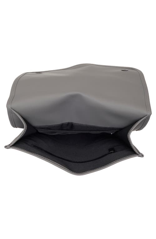 Rains Mini Waterproof Rectangular Backpack In Gray