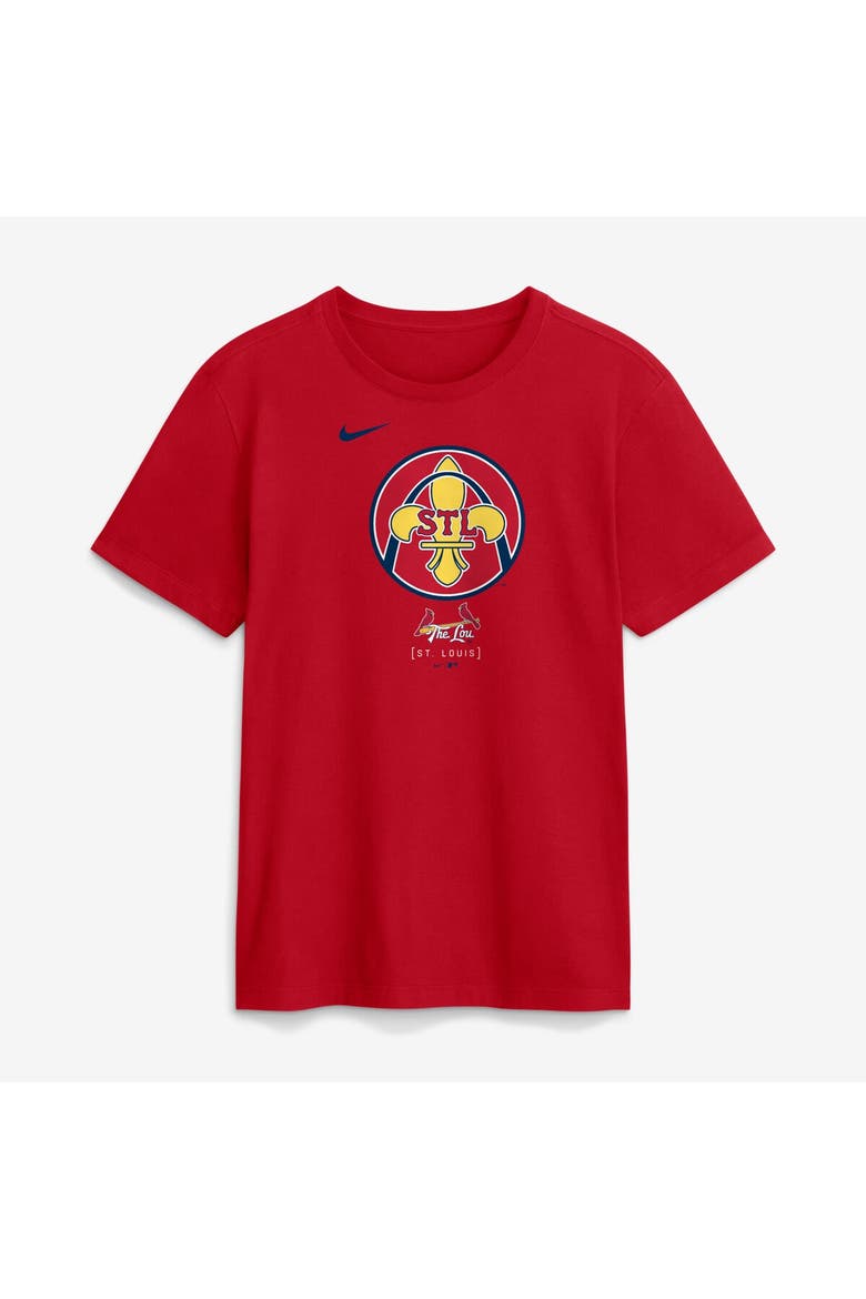 Men's Nike Red St. Louis Cardinals City Connect Wordmark T-Shirt, Alternate, color, Red