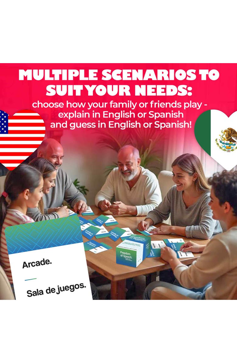 Quokka Freedom of Speech Card Board Game for Adults and Family, Alternate, color, Bilingual