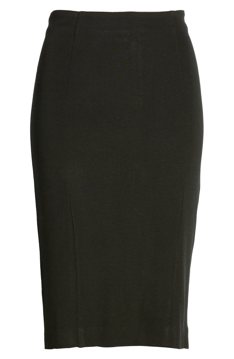 Ming Wang Knit Pencil Skirt, Alternate, color, 