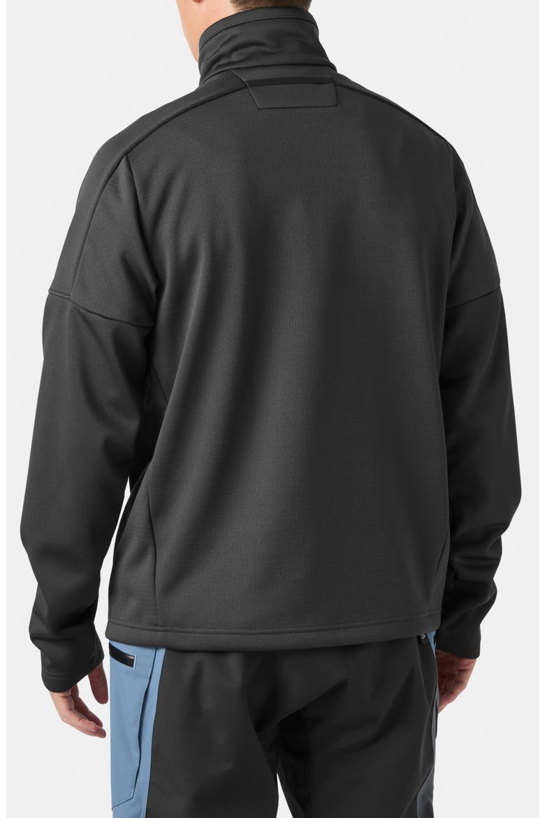 HP Fleece Jacket, Alternate, color, EBONY