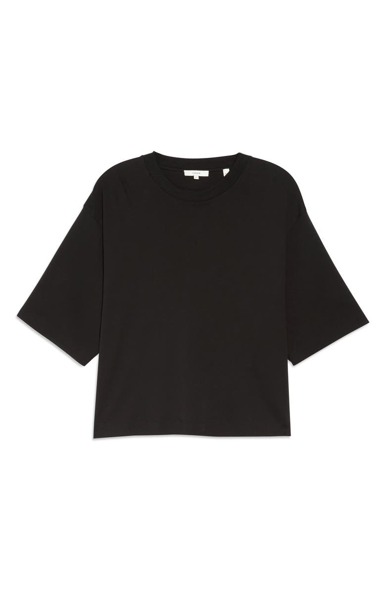 Vince Wide Sleeve Pima Cotton Crop Top, Alternate, color, 